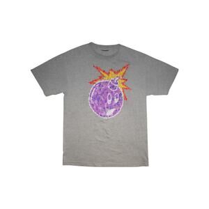 The Hundreds Adam Bomb T-Shirt Gray Mosaic Graphic — Fits Small